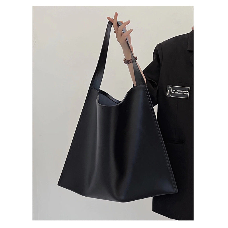 Women's Genuine Leather Korean Style Simple Fashion Shoulder Bags Rirati