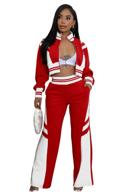 WOMEN FASHION CASUAL TWO PIECE PANT SET BY CLAUDE