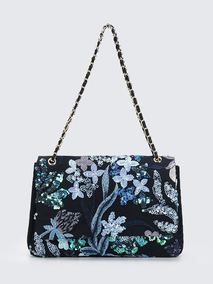 Embroidered Sequins Summer Niche Woven Straw High Bags Rirati