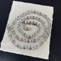 inlaid green diamond arabesque domineering necklace