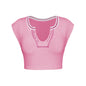 Slim Fit Ultra Short Sexy Spicy Girls Top Knitted Thread T-shirt