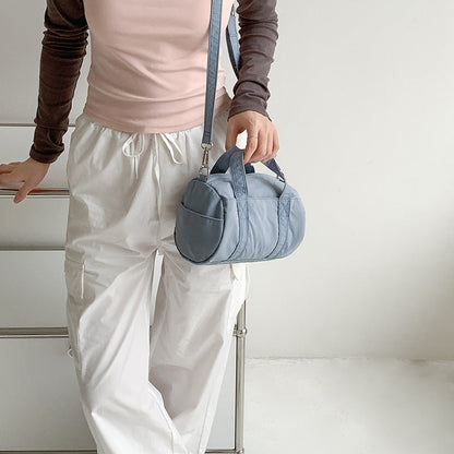 Women's Sier Summer Nylon Round Versatile High Shoulder Bags Rirati