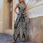Fashionable High Waist Lace-up Wide Leg Jumpsuit For Women Grayceful LLC