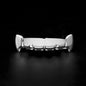 Hip-hop polished braces with gold electroplating