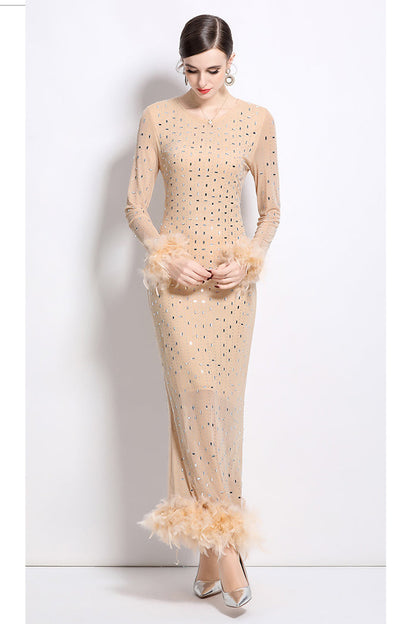 WOMEN FASHION MAXI PARTY DRESS BY CLAUDE