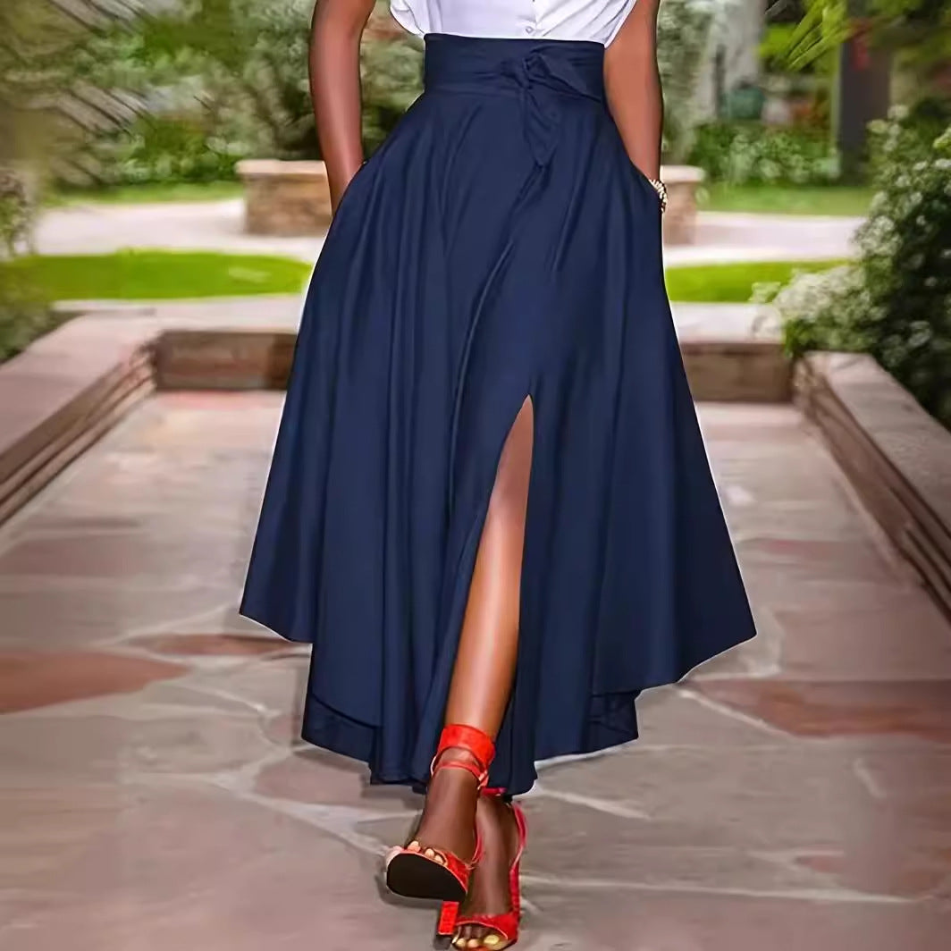 Casual Women's Midi Skirt Ruffled Skirt Grayceful LLC