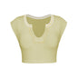 Slim Fit Ultra Short Sexy Spicy Girls Top Knitted Thread T-shirt