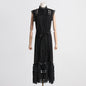 Embroidery Stitching Dress Grayceful LLC