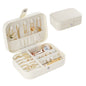Portable travel girl multi-layer jewelry box