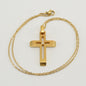 Fashionable and simple hollow diamond cross necklace