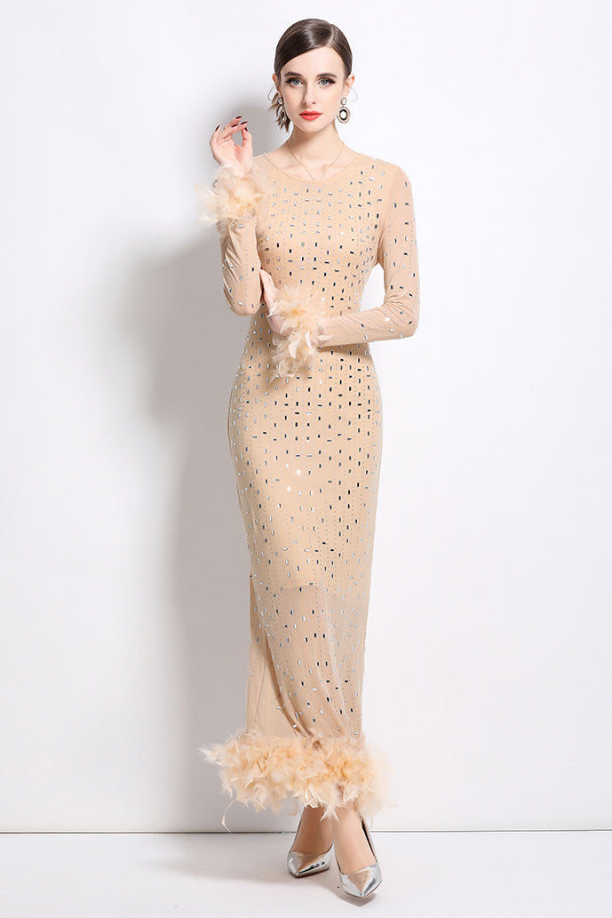 WOMEN FASHION MAXI PARTY DRESS BY CLAUDE