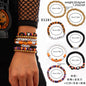 Halloween skull pumpkin bracelet set