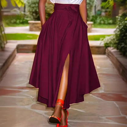 Casual Women's Midi Skirt Ruffled Skirt Grayceful LLC
