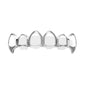Hip-hop polished braces with gold electroplating