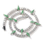 Hip-hop Black Panther zircon tennis chain
