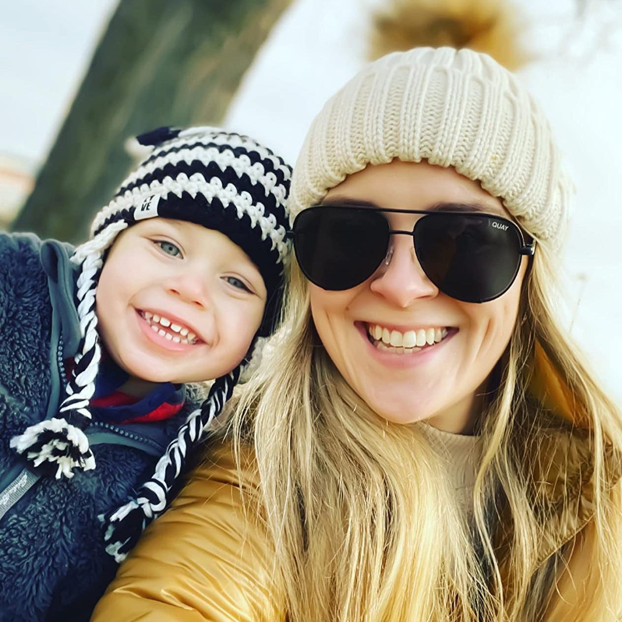 Soft Beanie Fluffy Ball Cap — Warm Knitted Winter Hat with Pom Pom FitiqueFit