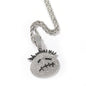 Hip-hop cartoon zircon spiky-head avatar necklace