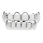 Hip-hop polished braces with gold electroplating