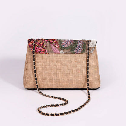 Embroidered Sequins Summer Niche Woven Straw High Bags Rirati