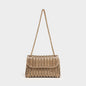 Women's Rhinestone Fashion Aura Bright Dionysian Portable Shoulder Bags Rirati