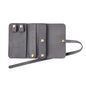 Portable multifunctional leather jewelry clutch bag