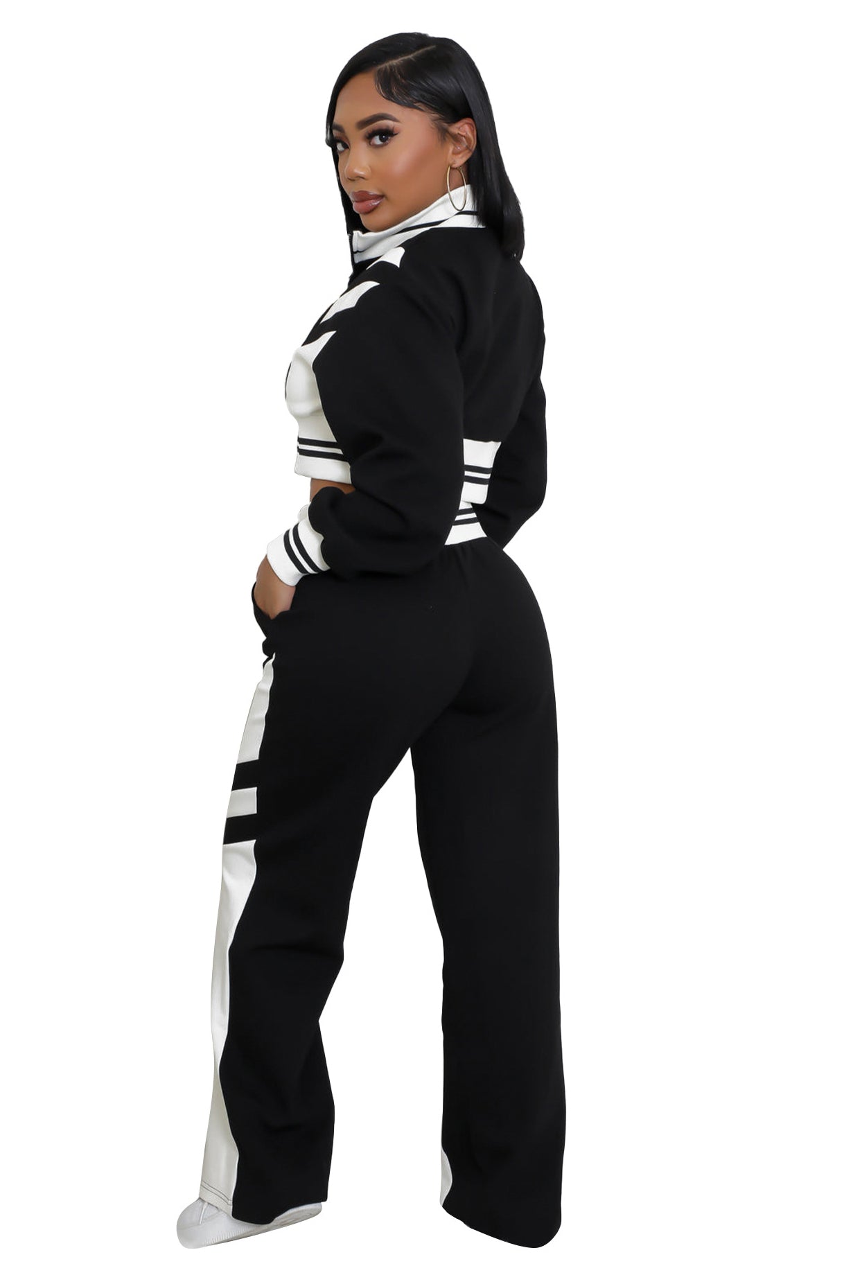 WOMEN FASHION CASUAL TWO PIECE PANT SET BY CLAUDE