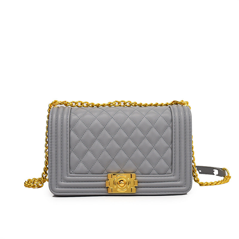 Women's Embroidery Line Fashion Classic Style Chain Shoulder Bags Rirati