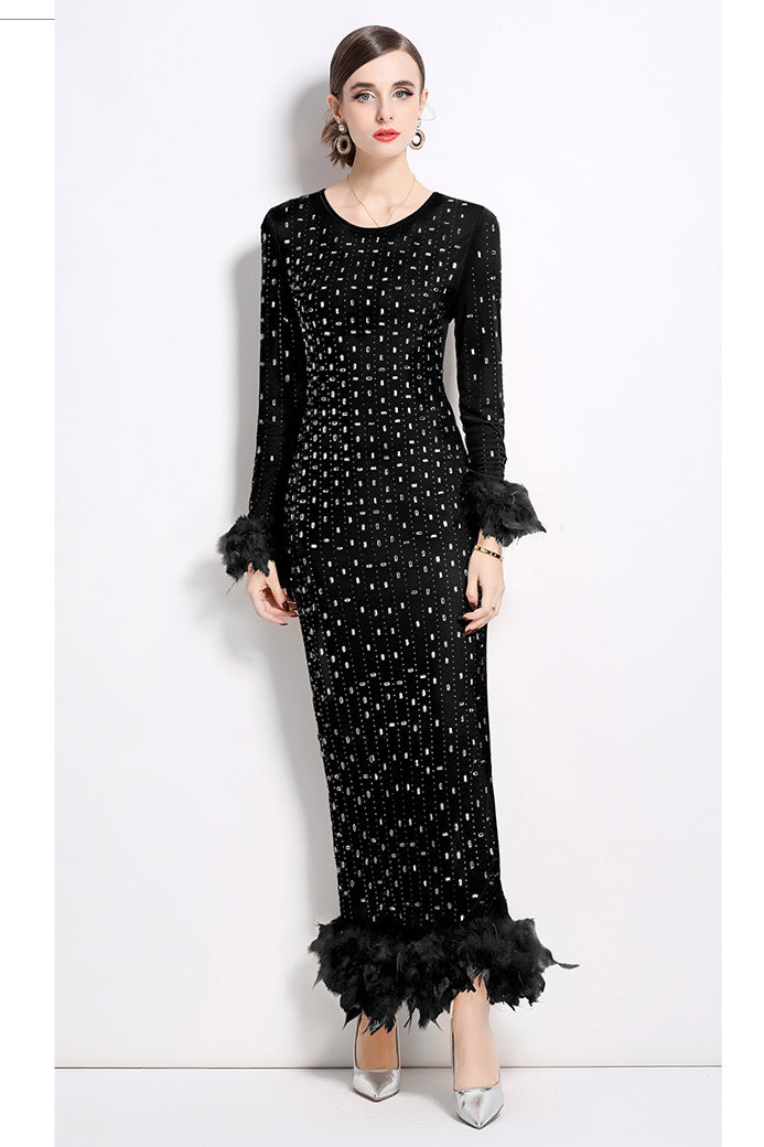 WOMEN FASHION MAXI PARTY DRESS BY CLAUDE