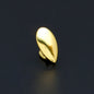 Hip-hop polished braces with gold electroplating
