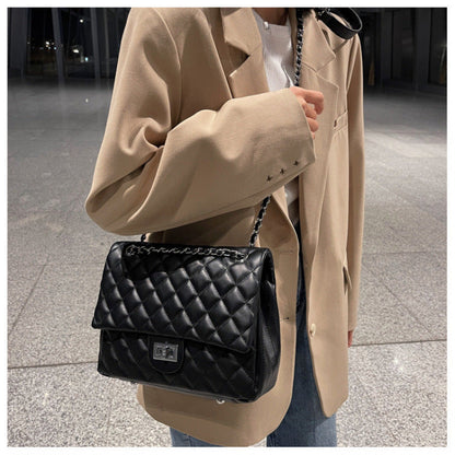 Texture Female Niche Fashion Popular Rhombus Bags Rirati