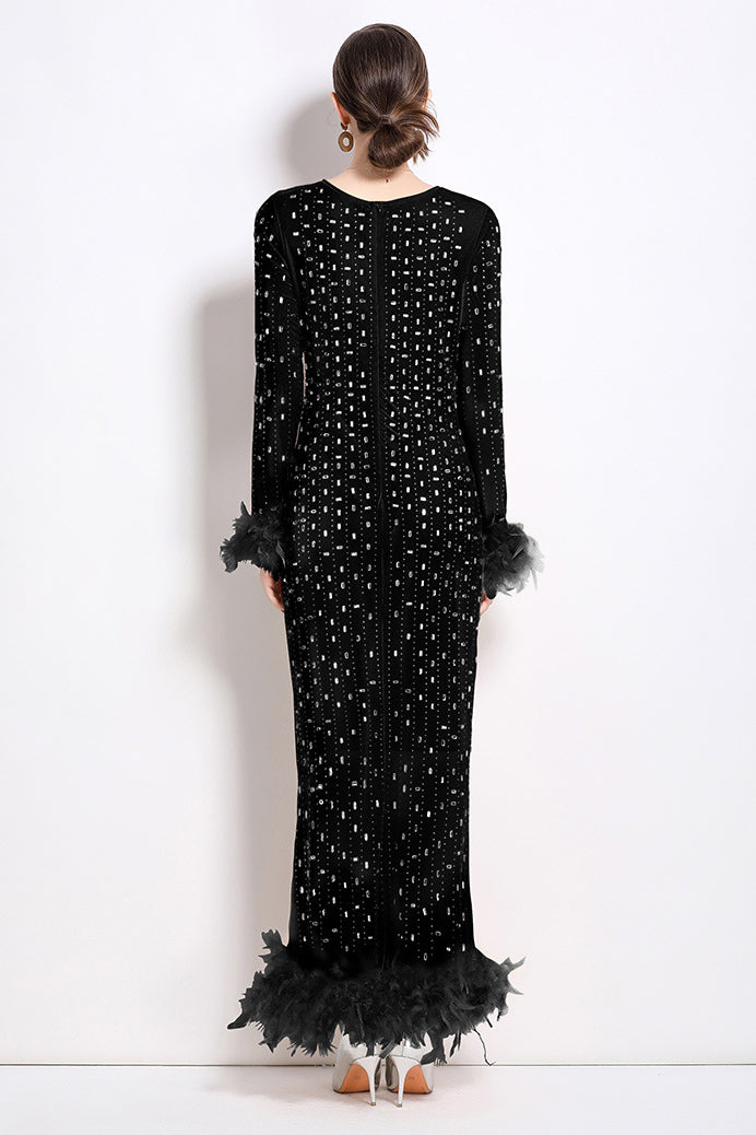 WOMEN FASHION MAXI PARTY DRESS BY CLAUDE