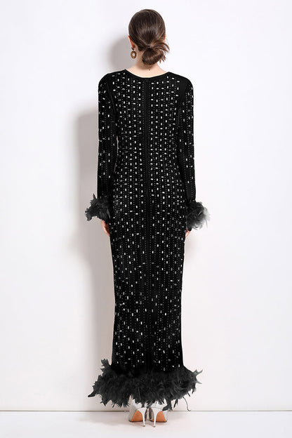 WOMEN FASHION MAXI PARTY DRESS BY CLAUDE