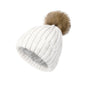 Soft Beanie Fluffy Ball Cap — Warm Knitted Winter Hat with Pom Pom FitiqueFit