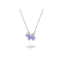 Cartoon Unicorn Necklace Women's Sterling Silver Clavicle Chain Cold Enamel Pendant
