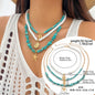 starfish necklace shell rice bead gravel necklace