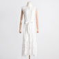 Embroidery Stitching Dress Grayceful LLC