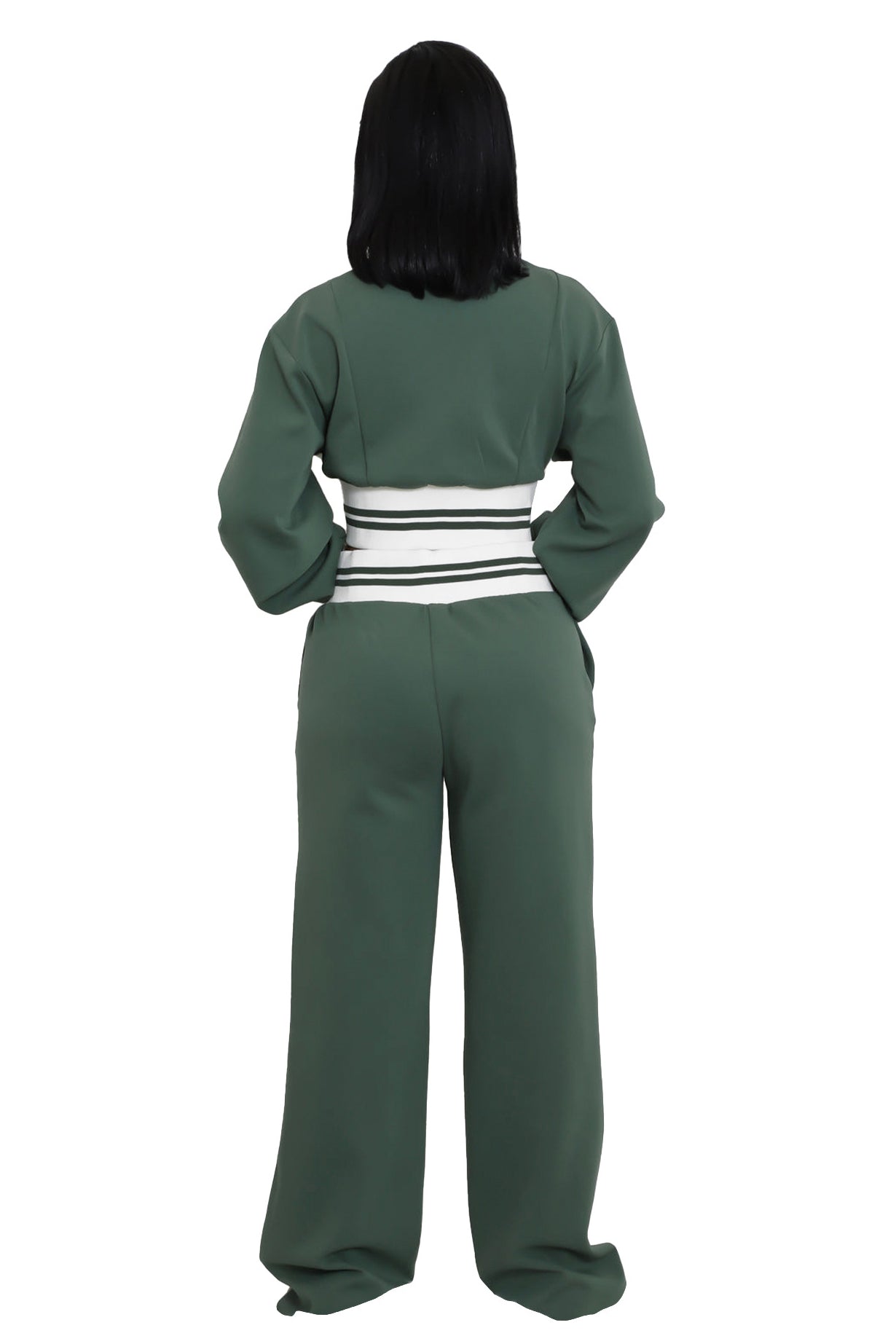WOMEN FASHION CASUAL TWO PIECE PANT SET BY CLAUDE