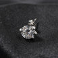 S925 silver moissanite dragon claw earrings