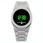 LED plastic covers and butterfly buckle watches for men and women.