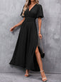 Fashionable Elegant Split Dress Women's Clothing Grayceful LLC