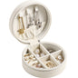 Round simple and compact jewelry Box