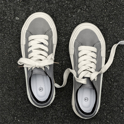 Women’s Canvas Platform Skate Shoes — Casual & Sporty Lifted Sneakers FitiqueFit