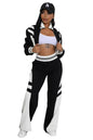WOMEN FASHION CASUAL TWO PIECE PANT SET BY CLAUDE