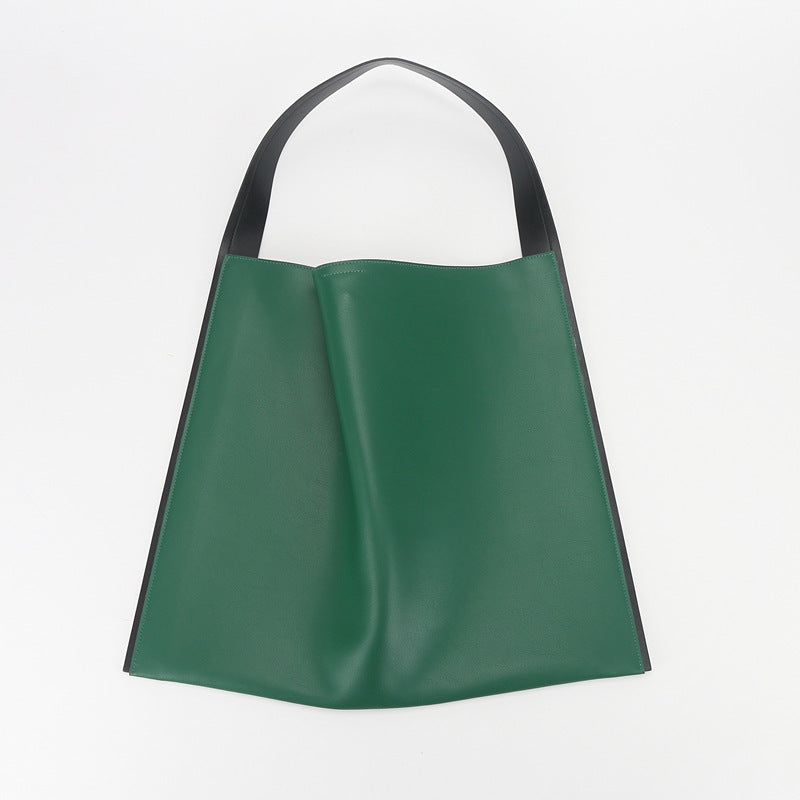Women's Genuine Leather Korean Style Simple Fashion Shoulder Bags Rirati
