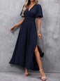 Fashionable Elegant Split Dress Women's Clothing Grayceful LLC