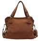 Women's Retro Fashionable Simple Korean Style Large Backpacks Rirati