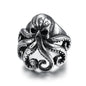 Pirate octopus tentacle punk style ring