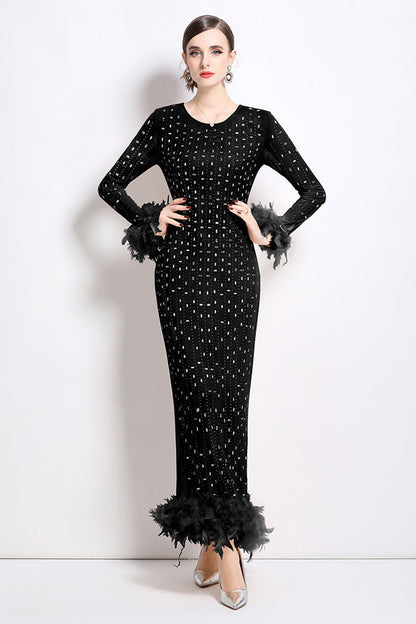 WOMEN FASHION MAXI PARTY DRESS BY CLAUDE