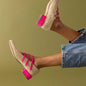 Leisure Low Heel Three-Breasted Women’s Shoes — Triple Button Casual Shoes FitiqueFit