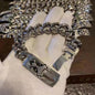 Retro domineering bracelet hip-hop personality men's cross bracelet